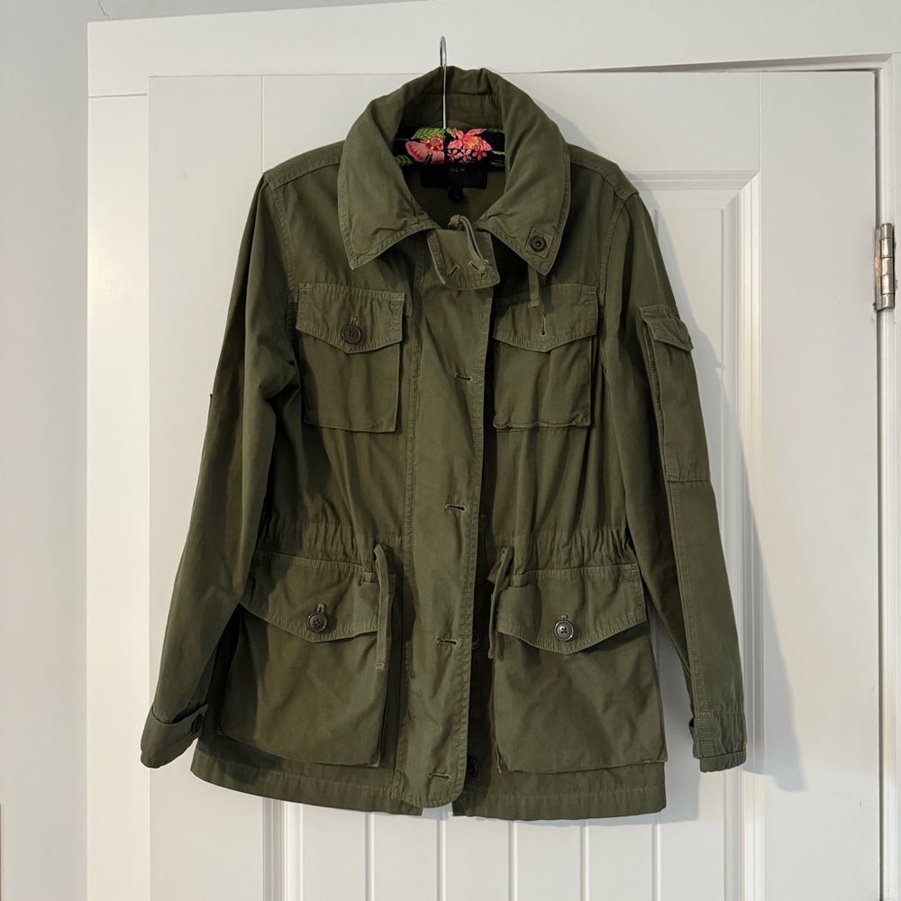 J. Crew Utility Jacket in Olive Green